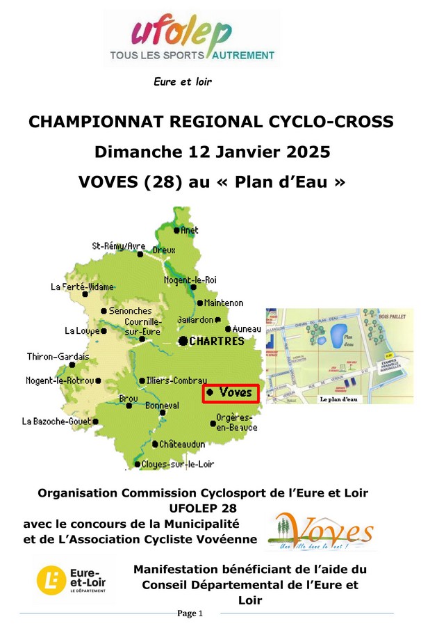 Championnat Régional de cyclo-cross à Voves (28)